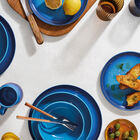 Stoneware Coupe Pasta BowlAzure Blue image number 6